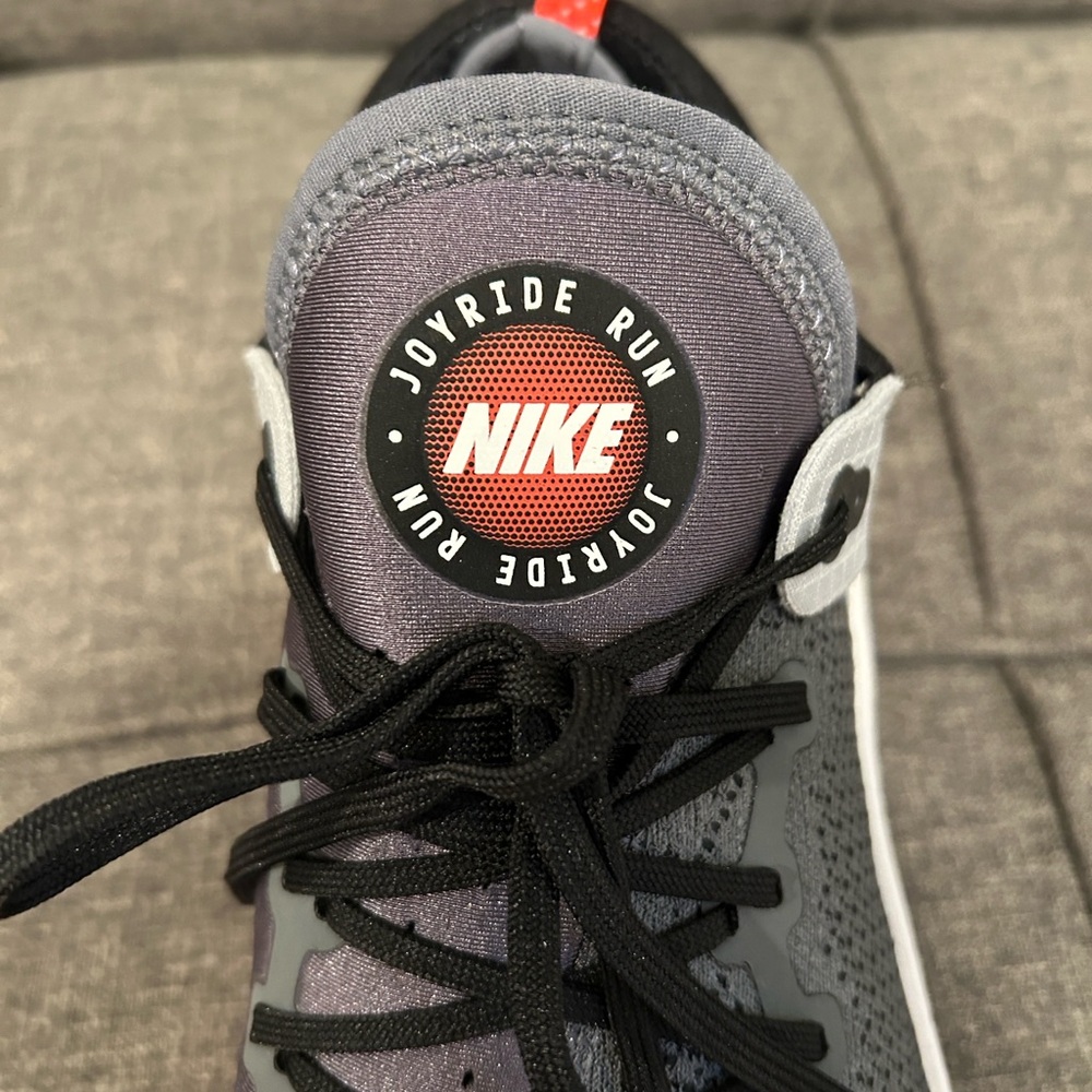 Nike Joyride Run Gray and Orange Running Shoes - Picture 2 of 5